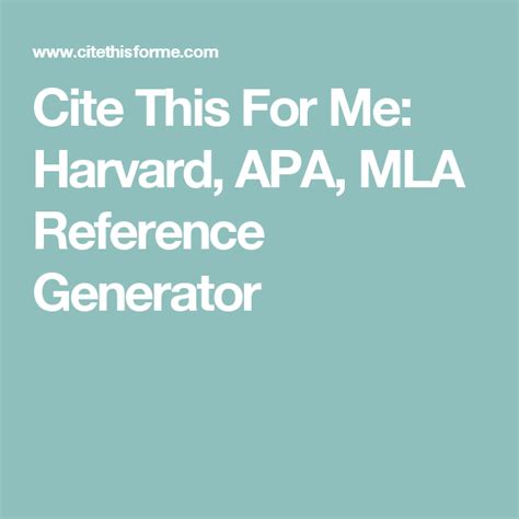 citas online|Cite This For Me: Harvard, APA, MLA Reference Generator